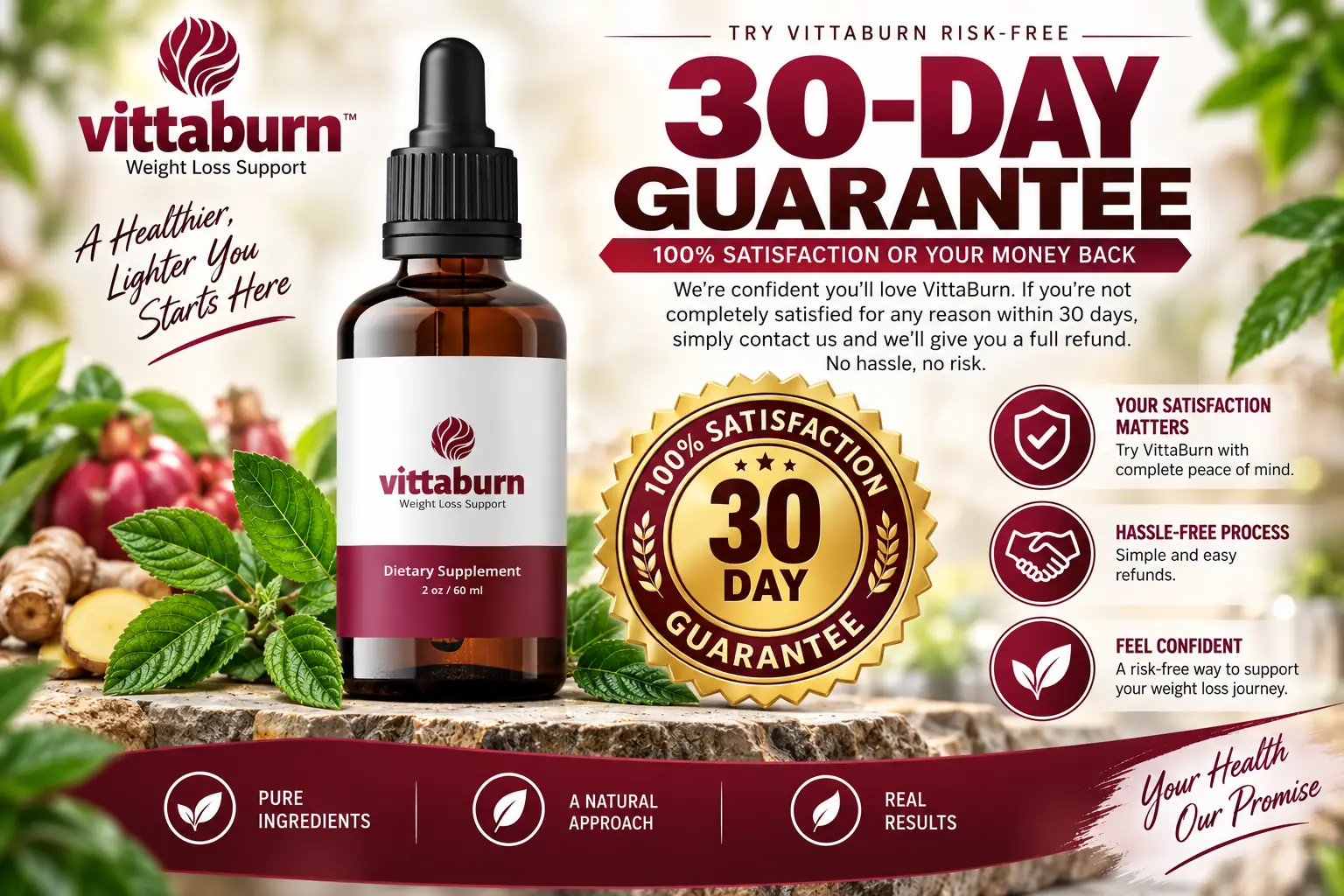 VittaBurn 30-day guarantee